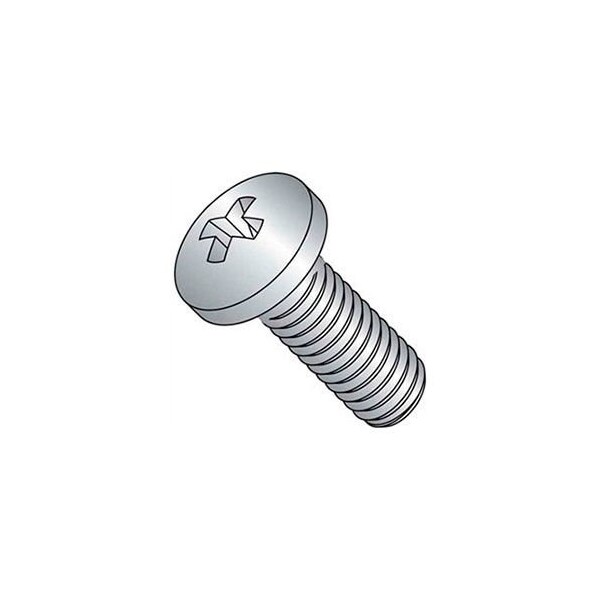 Titan Fasteners M2 x 0.4 x 12mm Machine Screw - Phillips Pan Head - Steel - Zinc - DIN 125B - Pkg of 100 CNC02012 - main